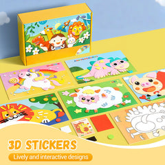 🔥Uitverkoop 50% Korting🔥Doe-het-zelf 3D EVA Knutselstickers voor Kinderen