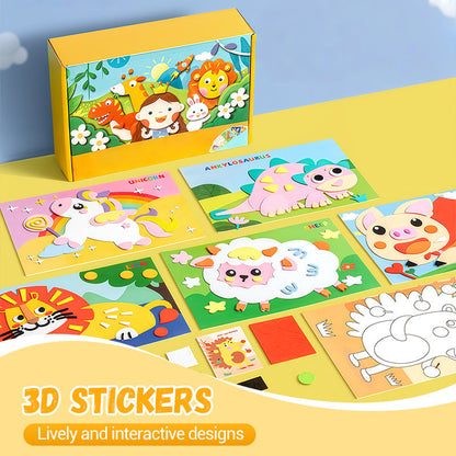 🔥Uitverkoop 50% Korting🔥Doe-het-zelf 3D EVA Knutselstickers voor Kinderen