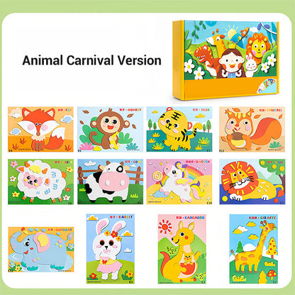 🔥Uitverkoop 50% Korting🔥Doe-het-zelf 3D EVA Knutselstickers voor Kinderen