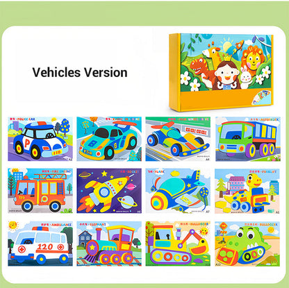 🔥Uitverkoop 50% Korting🔥Doe-het-zelf 3D EVA Knutselstickers voor Kinderen