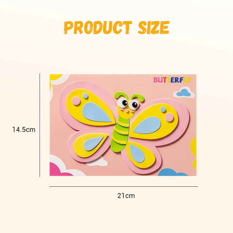 🔥Uitverkoop 50% Korting🔥Doe-het-zelf 3D EVA Knutselstickers voor Kinderen