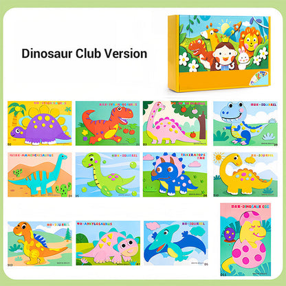 🔥Uitverkoop 50% Korting🔥Doe-het-zelf 3D EVA Knutselstickers voor Kinderen