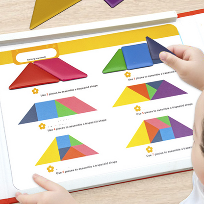 🎁Magnetische tangram -puzzelset voor kinderen