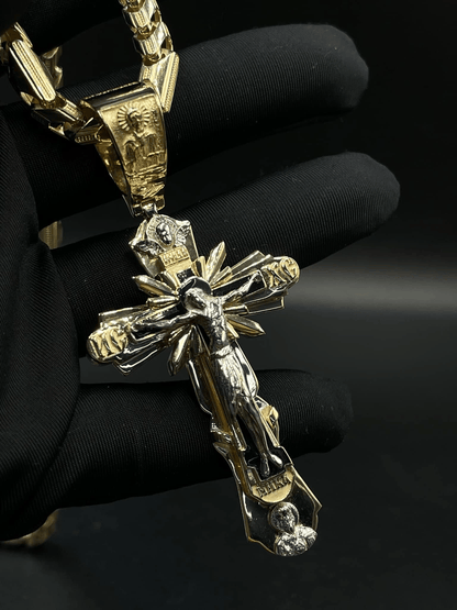 ✝️ Heilige Jezus kruisbeeld hanger ketting🎁
