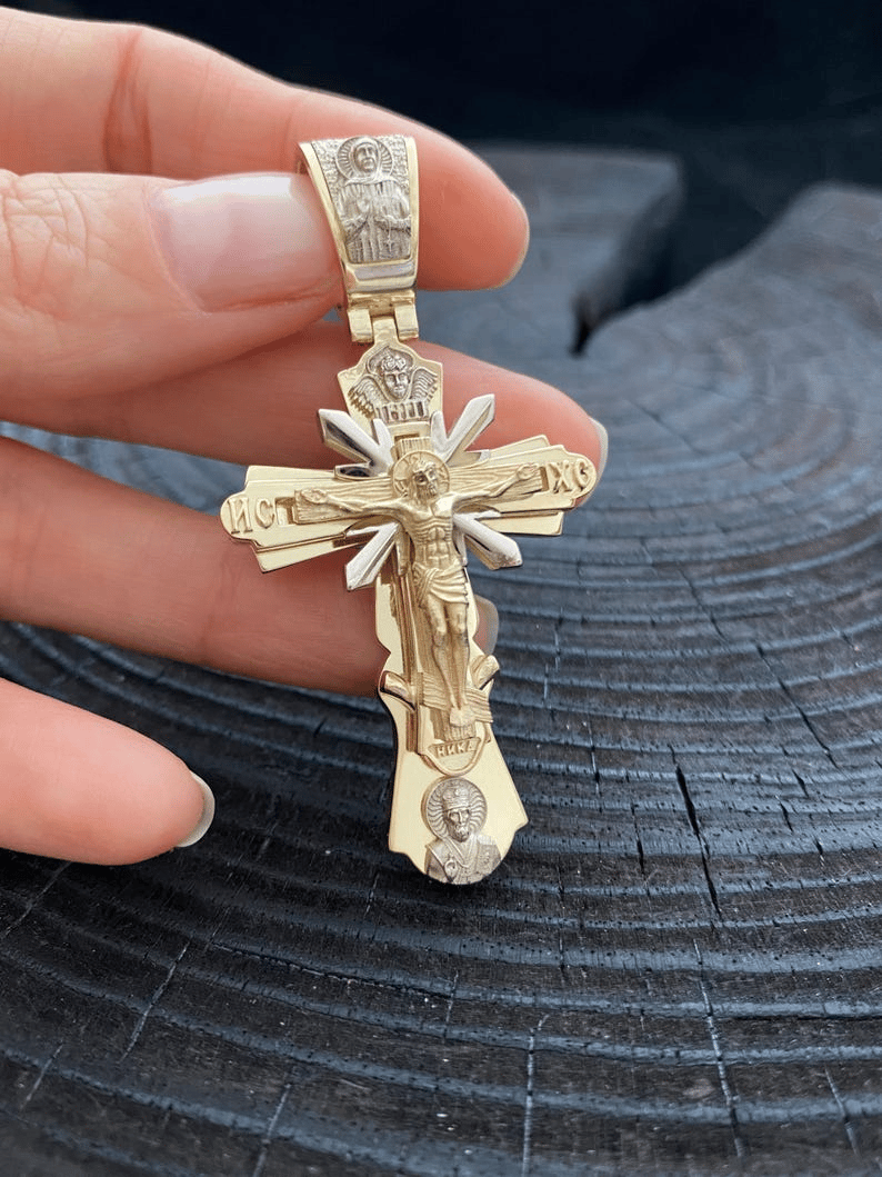 ✝️ Heilige Jezus kruisbeeld hanger ketting🎁