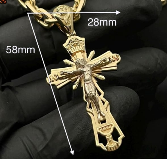 ✝️ Heilige Jezus kruisbeeld hanger ketting🎁