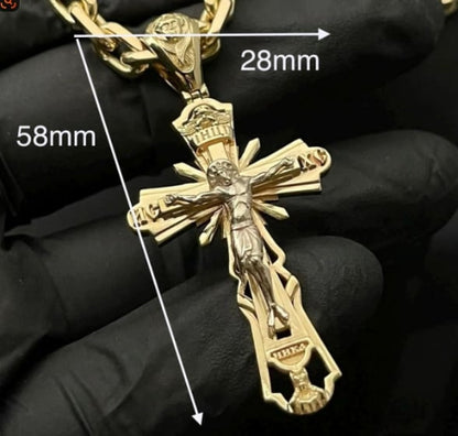 ✝️ Heilige Jezus kruisbeeld hanger ketting🎁