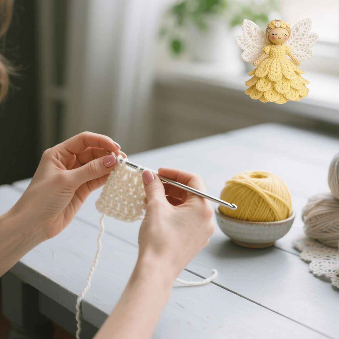 🎁Creëer Jouw Eigen Beschermengel: Een Complete Haakset