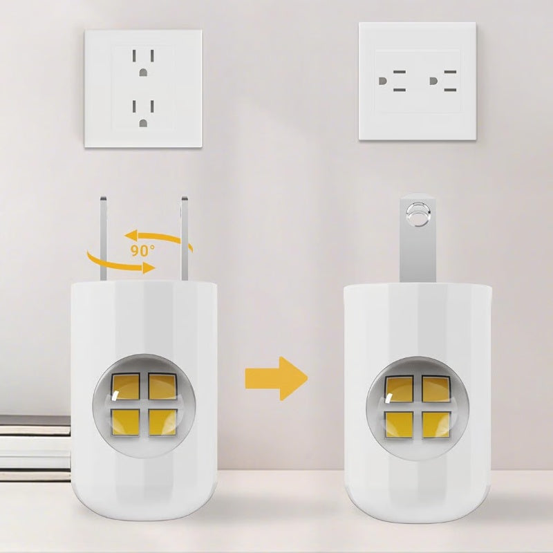 Koop 1 krijg 1 gratis✨Slimme LED-wandcontactdoos nachtlampje met automatische dimmer