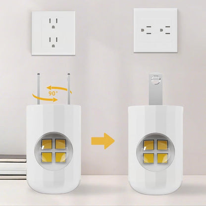 Koop 1 krijg 1 gratis✨Slimme LED-wandcontactdoos nachtlampje met automatische dimmer