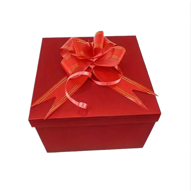 🎅💸 Creatieve Kerstcadeaudoos (5 Lagen) - Verrassingsdoos met Lint