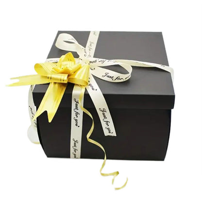 🎅💸 Creatieve Kerstcadeaudoos (5 Lagen) - Verrassingsdoos met Lint