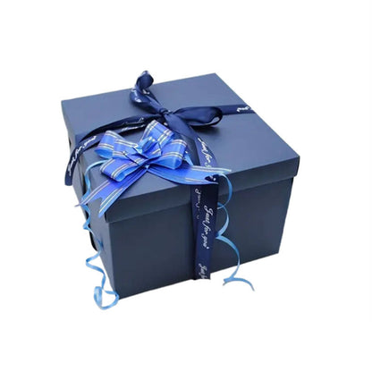🎅💸 Creatieve Kerstcadeaudoos (5 Lagen) - Verrassingsdoos met Lint