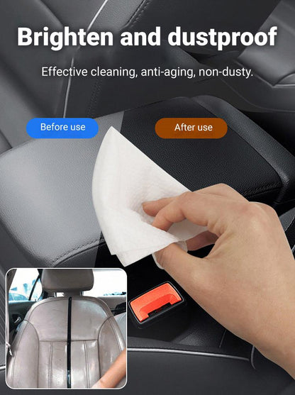 Vochtige doekjes voor het interieur van auto's
