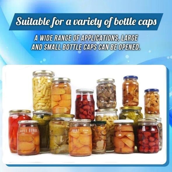 💪 Gemakkelijk Deksels Openen – Verstelbare RVS Blikopener met Antislip Grip! 🍶🔧
