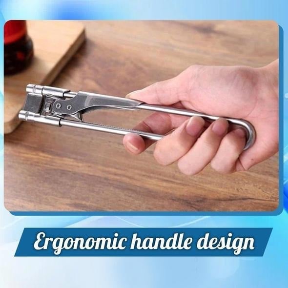💪 Gemakkelijk Deksels Openen – Verstelbare RVS Blikopener met Antislip Grip! 🍶🔧