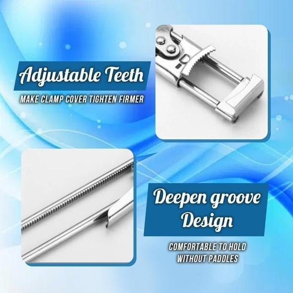 💪 Gemakkelijk Deksels Openen – Verstelbare RVS Blikopener met Antislip Grip! 🍶🔧