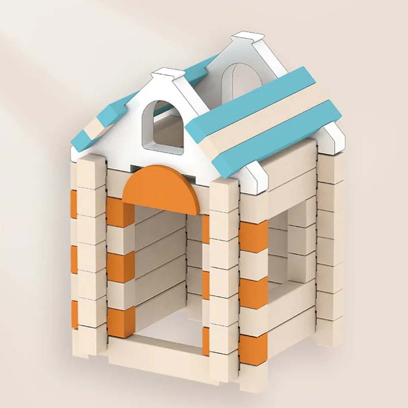 Educatieve houten bouwstenen