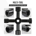 Multi-Functional Utilities Key Wrench