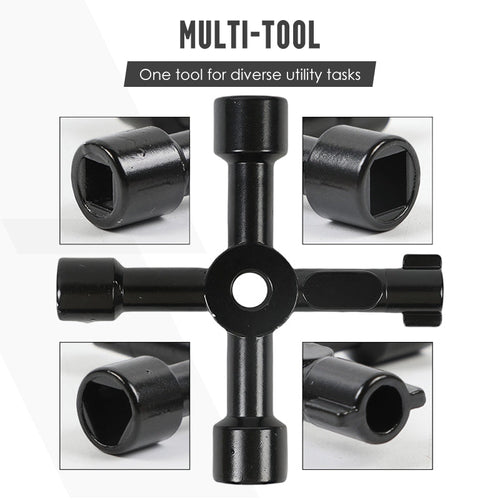 Multi-Functional Utilities Key Wrench