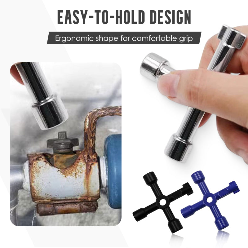 Multi-Functional Utilities Key Wrench