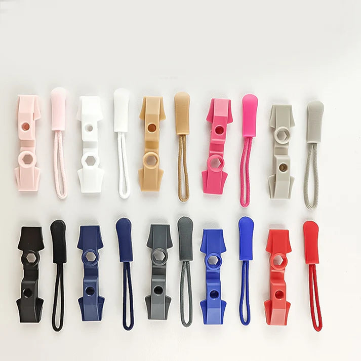 🔥 50% KORTING ! ✨ 10-Delig Ritsreparatieset - Tool-free Montage, Meerdere Kleuren, Snel Oplossing voor Koffers en Tassen 🔧✨