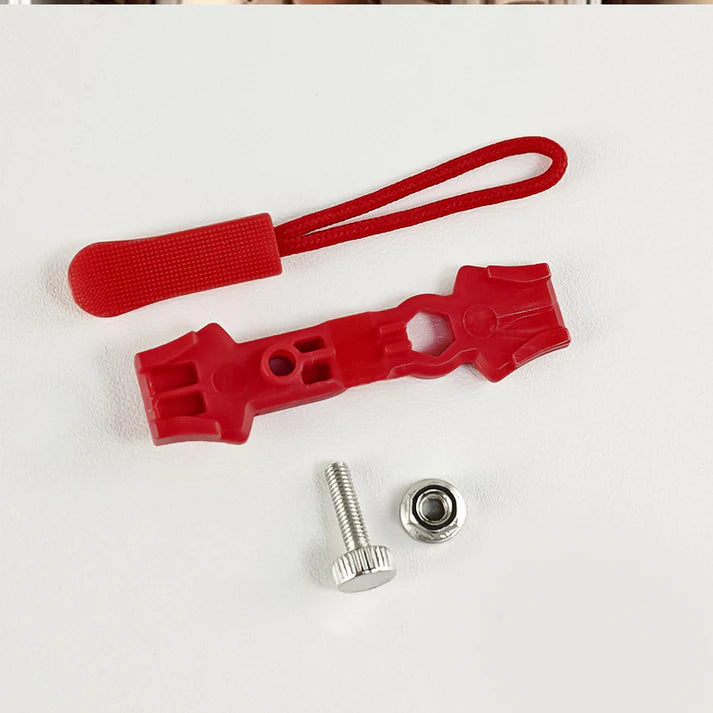🔥 50% KORTING ! ✨ 10-Delig Ritsreparatieset - Tool-free Montage, Meerdere Kleuren, Snel Oplossing voor Koffers en Tassen 🔧✨