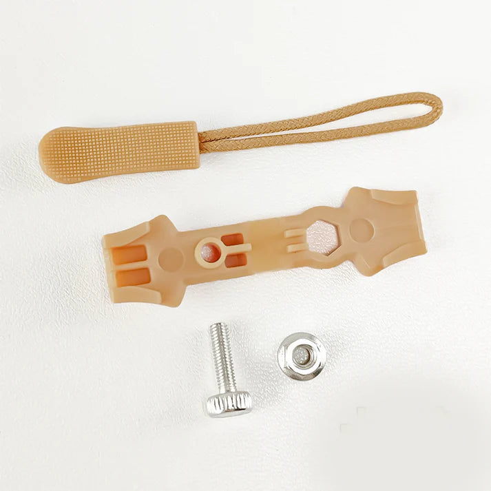 🔥 50% KORTING ! ✨ 10-Delig Ritsreparatieset - Tool-free Montage, Meerdere Kleuren, Snel Oplossing voor Koffers en Tassen 🔧✨