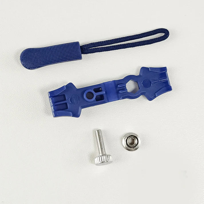 🔥 50% KORTING ! ✨ 10-Delig Ritsreparatieset - Tool-free Montage, Meerdere Kleuren, Snel Oplossing voor Koffers en Tassen 🔧✨