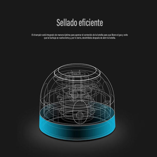 🎄 Siliconen afdichting voor wijn-/champagneflessen – Het perfecte kerstaccessoire 🥂