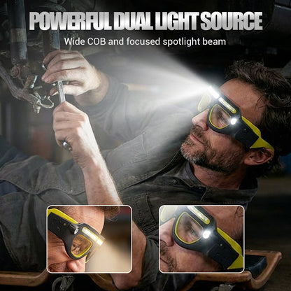 🔦 Exclusieve Korting -50%! 💡 LED-Hoofdlamp – Perfect voor Outdoor & Reparatie 🌲 | Sterk Licht, Waterdicht & Duurzame Batterij ✨