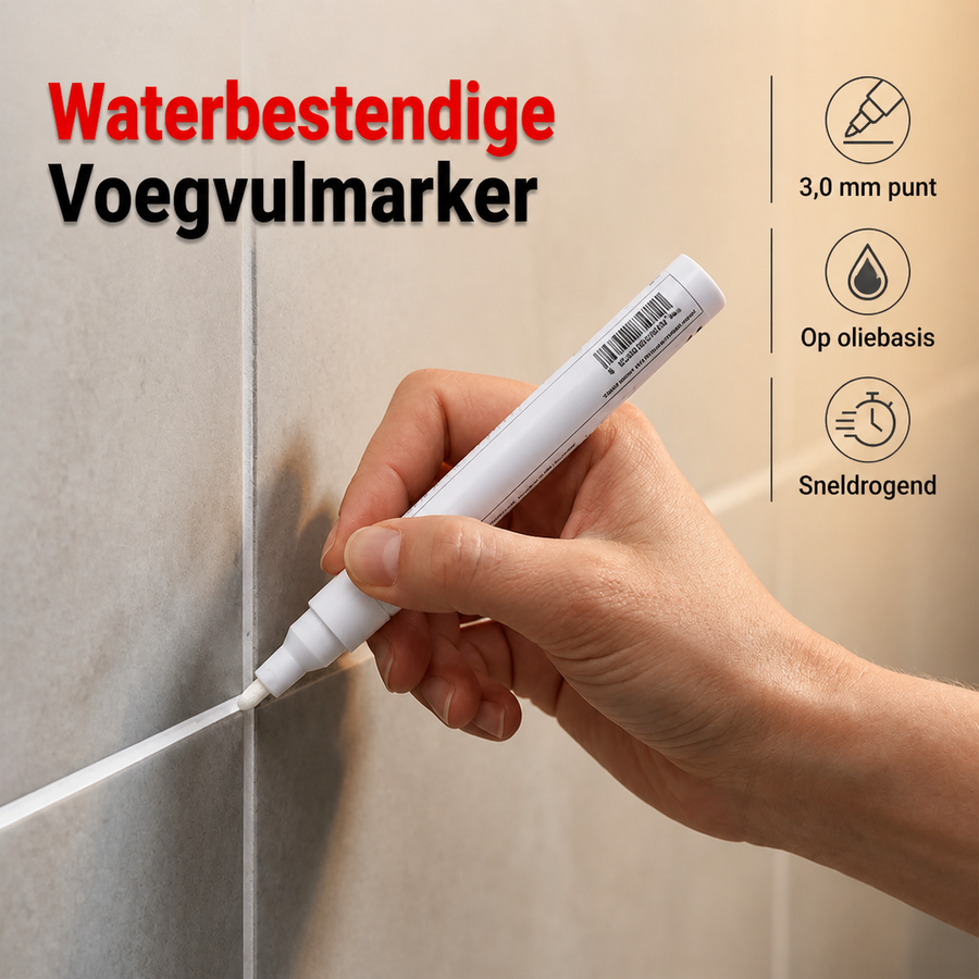 Waterbestendige voegenstift op oliebasis voor tegels