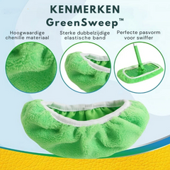 GreenSweep™ - Herbruikbare mop voor Swiffer | 2+2 GRATIS